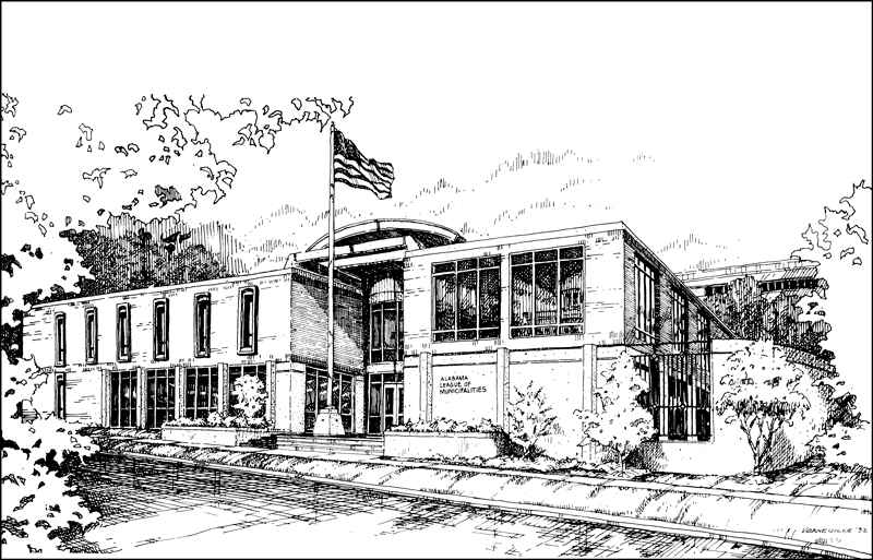 League building sketch